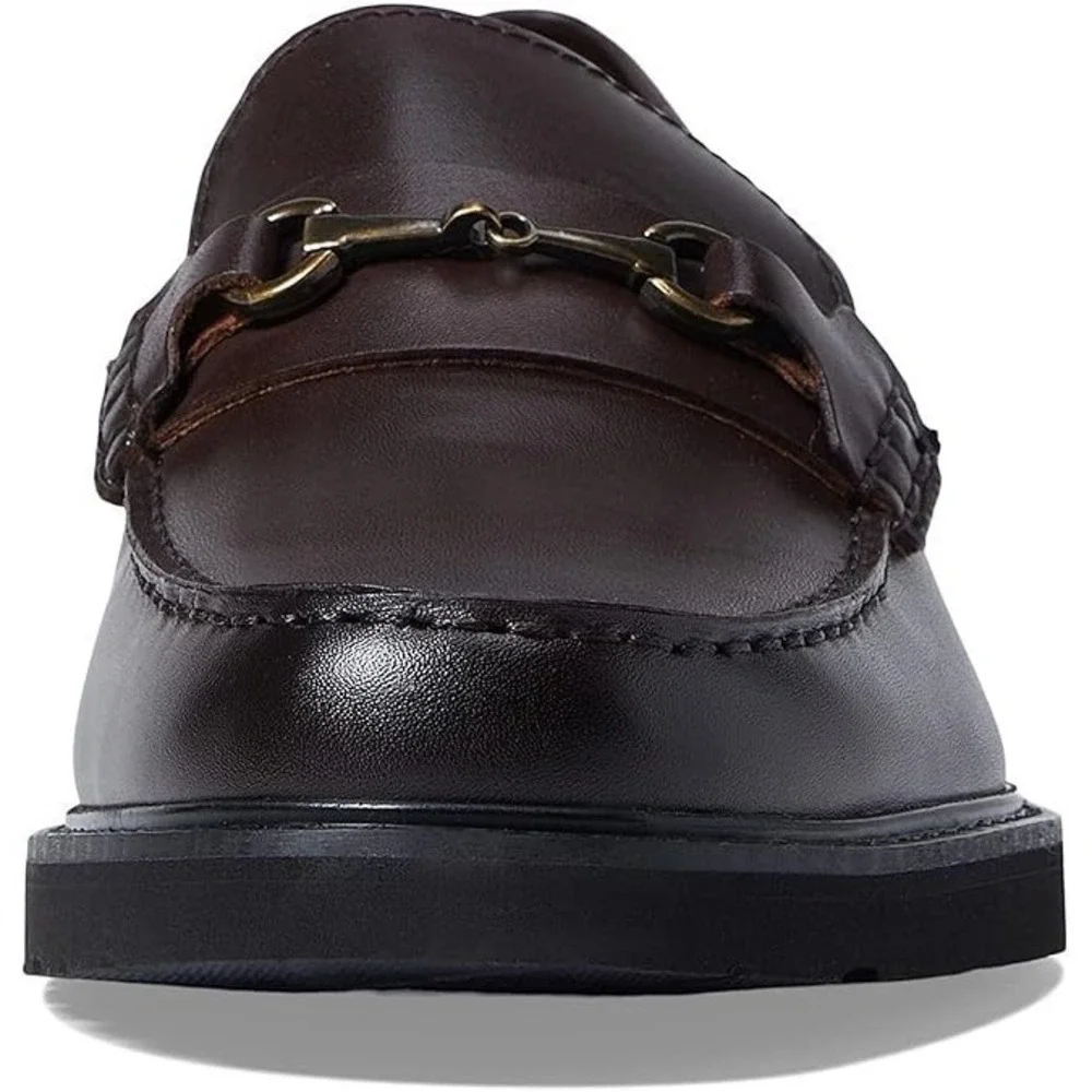 Rockport® (Men's 11.5) Bedford™ Bit Slip-On Loafers, Brown Smooth Leather - $120